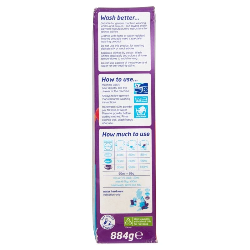 Easy Laundry Powder 13w Bio Colours 884g - Case Of 6 2 Easy Laundry Powder 13w Bio Colours 884g - Case Of 6 - Image 2