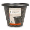 Antiqua Planter 45cm X 35.5cm Black With White -Mxwhole Sale 32127