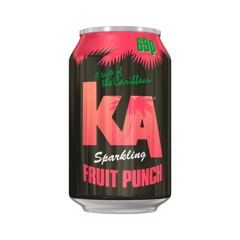 KA Sparkling Fruit Punch Cans 330ml PMP 69p - Case Of 24 2 KA Sparkling Fruit Punch Cans 330ml PMP 69p - Case Of 24 - Image 2