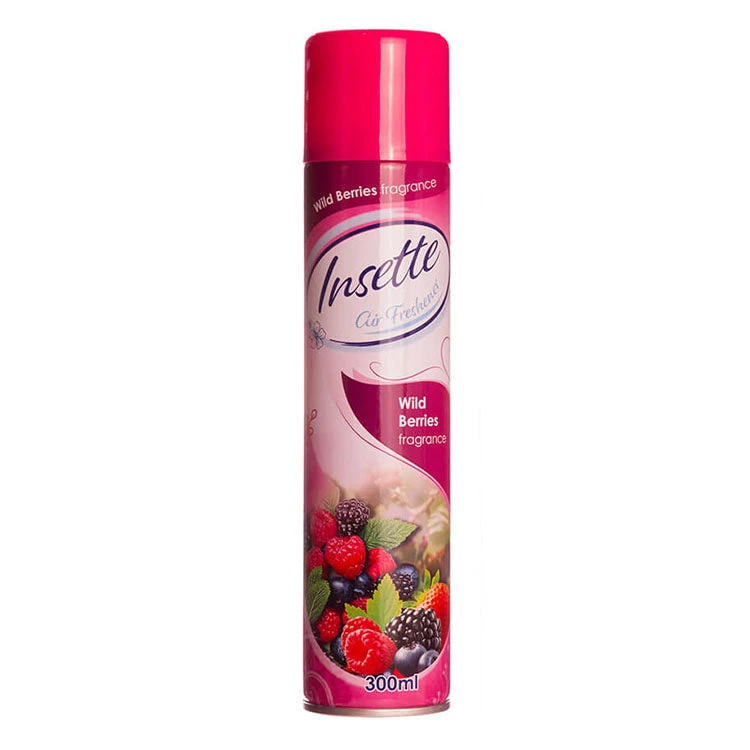 Insette Air Freshener Wild Berries 300ml - Case Of 12 1 Insette Air Freshener Wild Berries 300ml - Case Of 12
