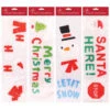 Christmas Gel Window Decorations Long