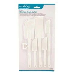 Ashley Housewares Silicon Spatulas 5 Pack