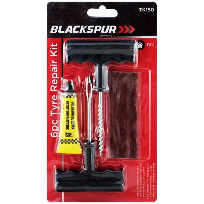 Blackspur Tyre Repair Kit 6 Pack 1 Blackspur Tyre Repair Kit 6 Pack