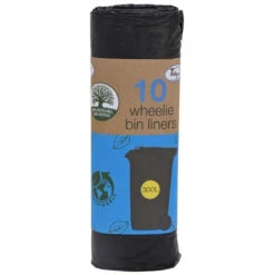 TidyZ Extra Strong Black Wheelie Bin Bags 10pk