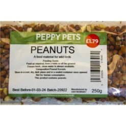SOS Peppy Pets Peanuts Bird Feed PM £1.79 - Case Of 12
