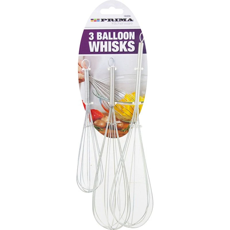 Prima Balloon Whisks 3 Pack 1 Prima Balloon Whisks 3 Pack