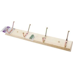 Prima Hat & Coat Rack 4 Hook