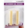 Prima Wooden Nail Brushes 2 Pack -Mxwhole Sale 5038673230160
