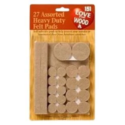 Love Your Wood Heavy Duty Felt Assorted 27 Pads