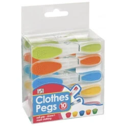 151 Soft Grip Clothes Pegs 10 Pack