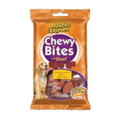 Munch & Crunch Chewy Bites Beef Dog Snack