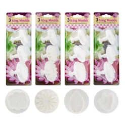 Queen Of Cakes Icing Moulds 3 Pack