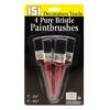 151 Decorators Tools Pure Bristle Paintbrushes 4 Pack -Mxwhole Sale 5053249221571 1