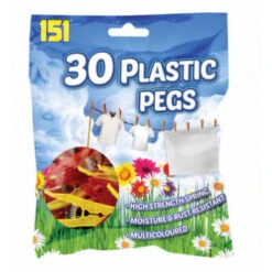 151 Plastic Pegs 30 Pack