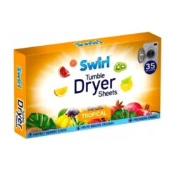 Swirl Tumble Dryer Laundry Sheets Tropical 35 Pack