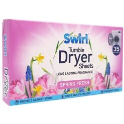 Swirl Tumble Dryer Laundry Sheets Lavender 35 Pack