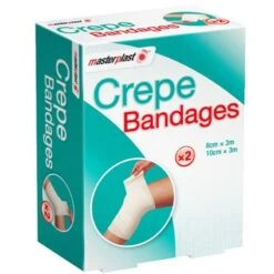 MasterPlast Crepe Bandages 2 Pack