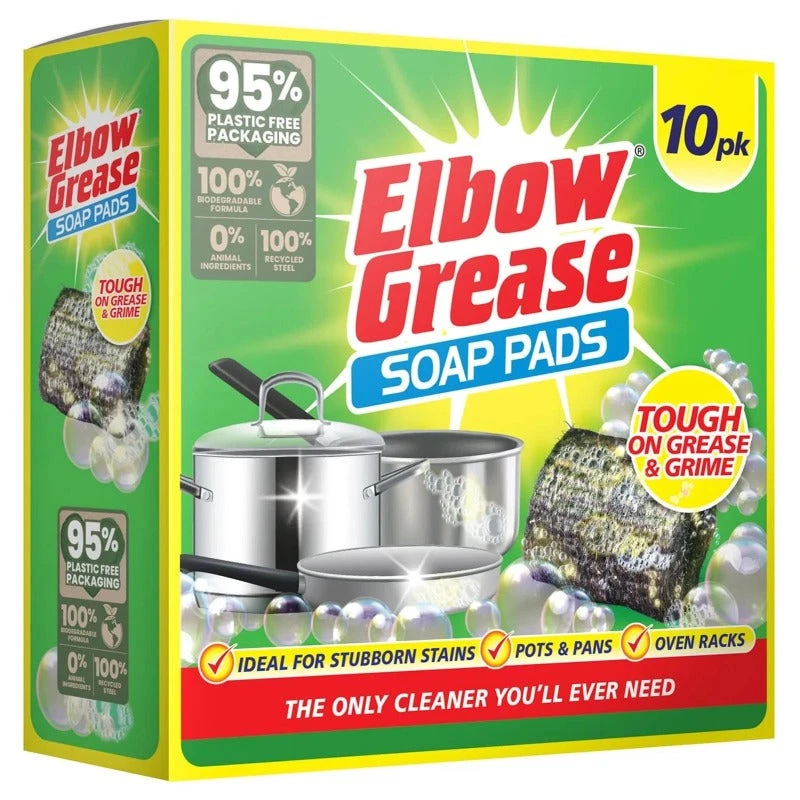 Elbow Grease Soap Pads 10 Pack 1 Elbow Grease Soap Pads 10 Pack
