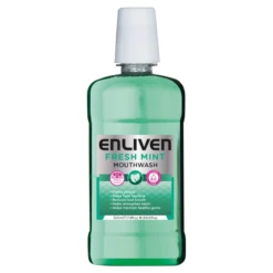 Enliven Mouthwash Fresh Mint 500ml - Case Of 8