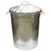 Galvanised Metal Dustbin 90L -Mxwhole Sale 5055041099495