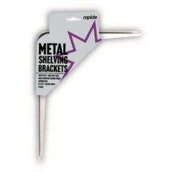 Rapide Heavy Duty Metal Shelving Brackets 6x10" Pack Of 2