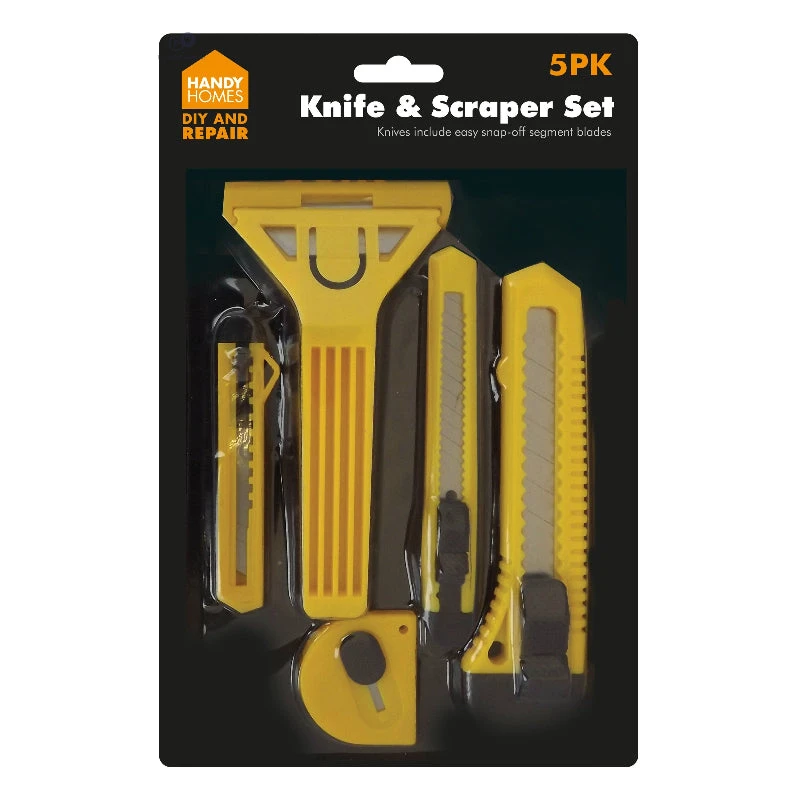 Handy Home Knife & Scraper Set 5 Pack 1 Handy Home Knife & Scraper Set 5 Pack