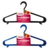 Around The Home Coat Hangers 6 Pack Assorted Colours