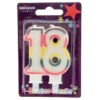 Multicolour Age 18 Candle - Case Of 6 -Mxwhole Sale 50555791394036 A