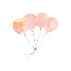 Pale Pink Latex Balloons 8 Pack - Case Of 6