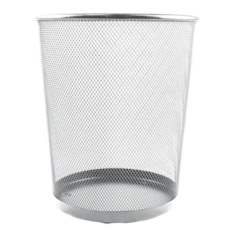Metal Mesh Paper Waste Bin 1 Metal Mesh Paper Waste Bin