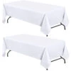 White Table Cover 2 Pack -Mxwhole Sale 5056175994069
