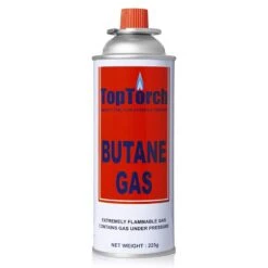 Butane Gas Canister Cartridge 225g - Case Of 4