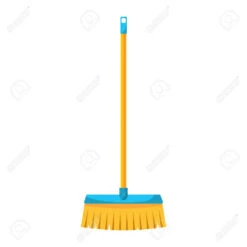 Zoom Wooden Broom With Metal Handle DL 30cm