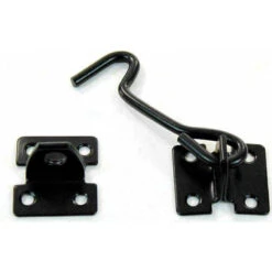 Carded Cabin Hooks Black 6''