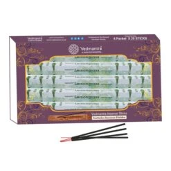 Vedmantra Lemon Grass Incense Sticks 6 Pack