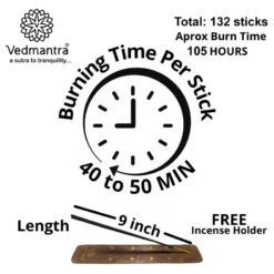 Vedmantra Fruit Punch Incense Sticks 6 Pack -Mxwhole Sale 5060815890963 1