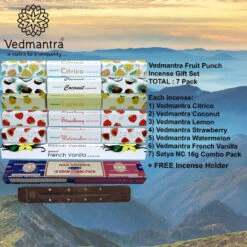 Vedmantra Fruit Punch Incense Sticks 6 Pack -Mxwhole Sale 5060815890963 4