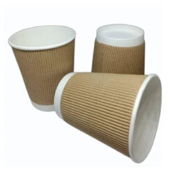 Value Ripple Coffee Cups 8oz 25 Pack -Mxwhole Sale 5065014306727