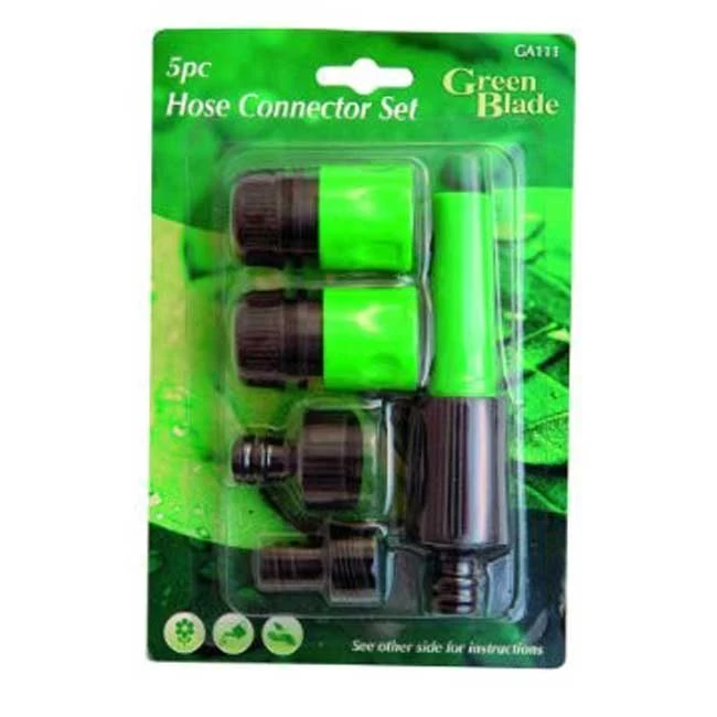 Green Blade Hose Connector Set 5pc 1 Green Blade Hose Connector Set 5pc