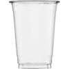Delight Plus Disposable Plastic Drinking Cups 1 Pint Clear 12 Pack -Mxwhole Sale 7432200655682