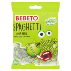 Bebeto Sour Apple Spaghetti 70g - Case Of 20