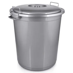 Newmark Locked Dustbin Bin & Lid 45L