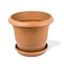 Hobby Life Round Plant Pot With Saucer 9.3L