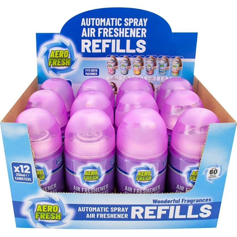 Air Freshener Refill Violet Lavender Meadow 250ml - Case Of 12 2 Air Freshener Refill Violet Lavender Meadow 250ml - Case Of 12 - Image 2
