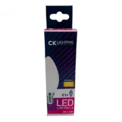 CK LED Bulb E14 Candle Screw 6W(40W) Warm White