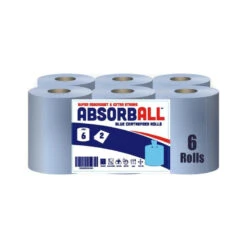 Pallet Deal : 99 X Absorball Blue Value Centrefeed Paper Tissue 6 Roll Pack