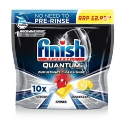 Finish Quantum Ultimate Lemon 10s PMP £2.99 - Case Of 7