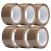 Shark Tuff Brown Parcel Buff Tape 48mm X 60m - Case Of 6 -Mxwhole Sale Shark Tuff Brown Parcel Buff Tape 48mm x 66m Case of 6