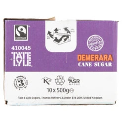 Tate & Lyle Demerara Sugar 500g - Case Of 10 -Mxwhole Sale Tate Lyle Fairtrade Unrefined Demerara Pure Cane Sugar 500g 5010115934386 102