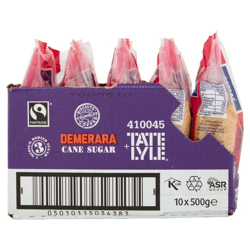 Tate & Lyle Demerara Sugar 500g - Case Of 10 - Image 4